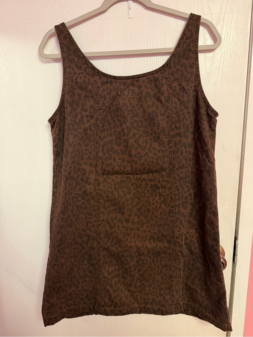 Gap denim cheetah print dress - Picture 4 of 6